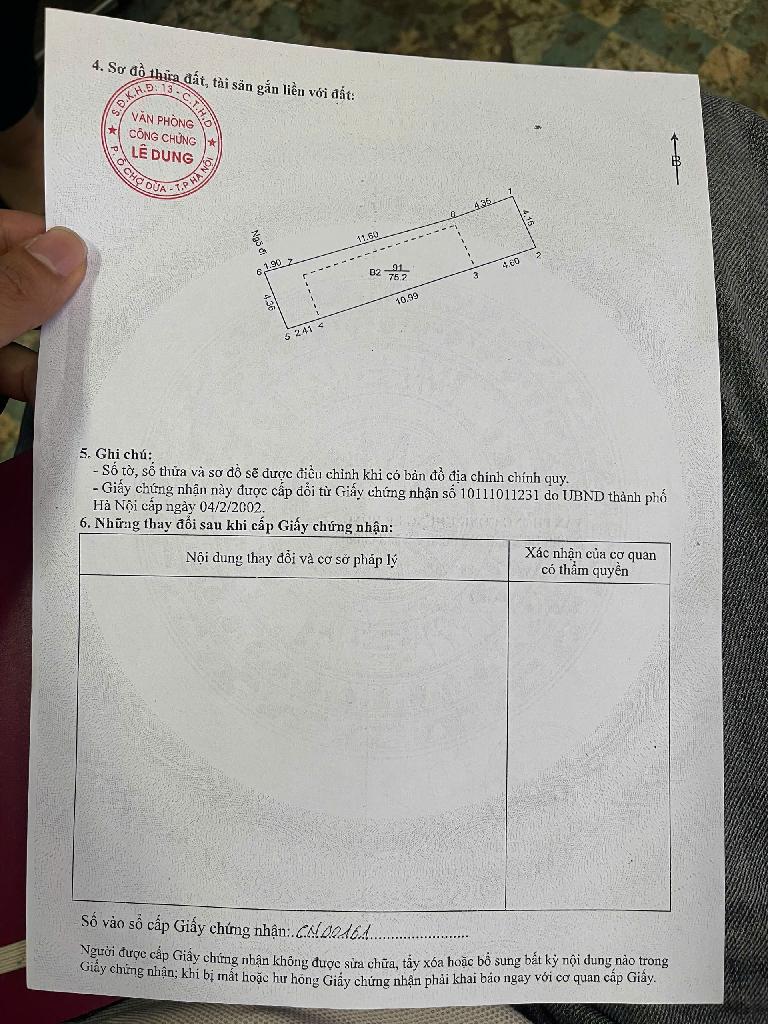 Bán nhà Quan Nhân - diện tích 76m2 3 tầng - Ngõ nông trước nhà rộng thoáng - giá 13,2 tỷ