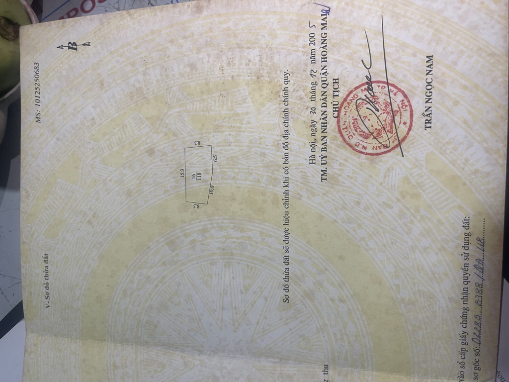 Bán nhà Thịnh Liệt - diện tích 62m2 1 tầng - Ngõ 42 rộng rãi - giá 12 tỷ