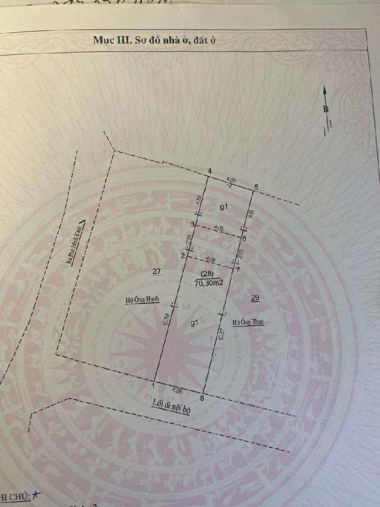 Bán nhà Minh Khai - diện tích 70.3m2 4 tầng - ô tô ra vào thuận tiện - giá 21,5 tỷ