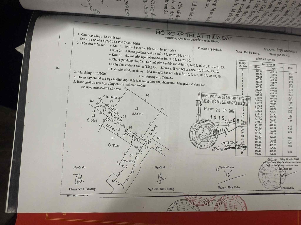 Bán nhà Thanh Nhàn - diện tích 19m2 1 tầng - Mặt ngõ thông tung tóe - giá 2 tỷ