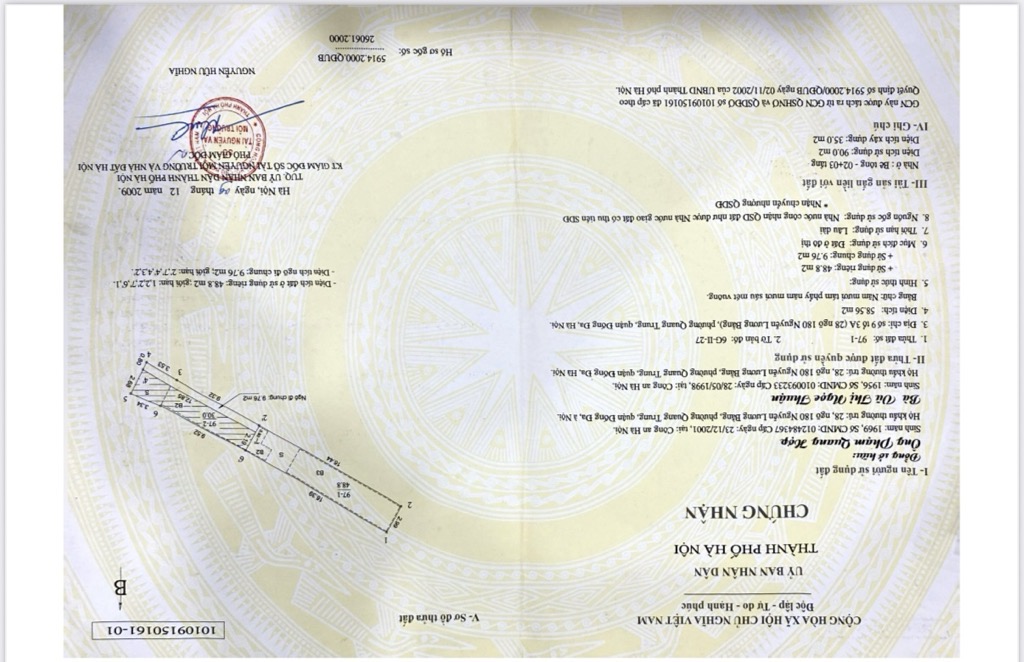 Bán nhà Nguyễn Lương Bằng - diện tích 79m2 4 tầng - Ô TÔ THÔNG - giá 21,5 tỷ