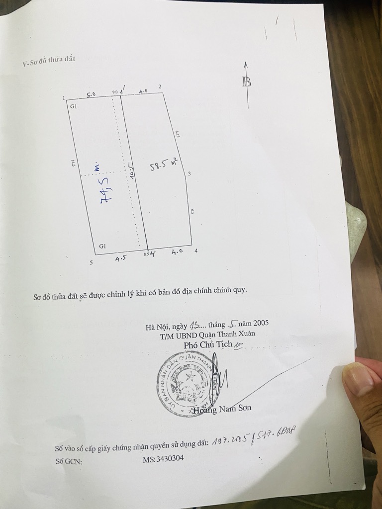 Bán nhà Chính Kinh - diện tích 75m2 5 tầng - ô tô vào nhà - giá 18,6 tỷ