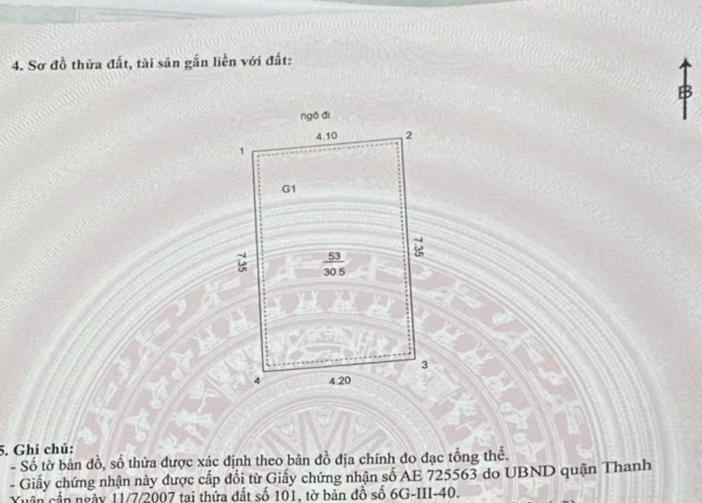 Bán nhà Nguyễn Trãi - diện tích 31m2 1 tầng - Mảnh đất vàng - giá 6,3 tỷ