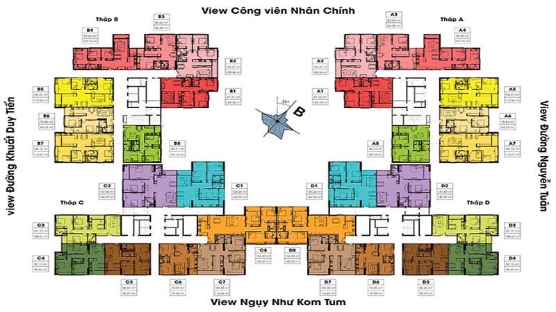 Bán nhà Lê Văn Lương - diện tích 100m2 17 tầng - Căn hộ cao cấp - giá 11 tỷ