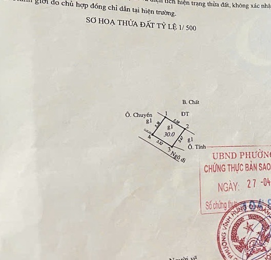 Bán nhà Vĩnh Hoàng - diện tích 30m2 2 tầng - Nhà riêng 3 bước ra đường 2 làn - giá 2,3 tỷ