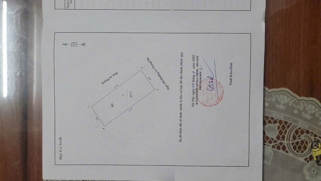 Bán nhà Lê Trọng Tấn - diện tích 60m2 5 tầng - Nhà lô góc, ô tô tránh - giá 19,8 tỷ