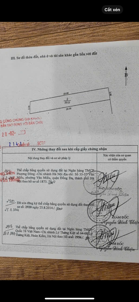 Bán nhà Sở Thượng - diện tích 59m2 2 tầng - Ô TÔ - KINH DOANH - giá 12,9 tỷ