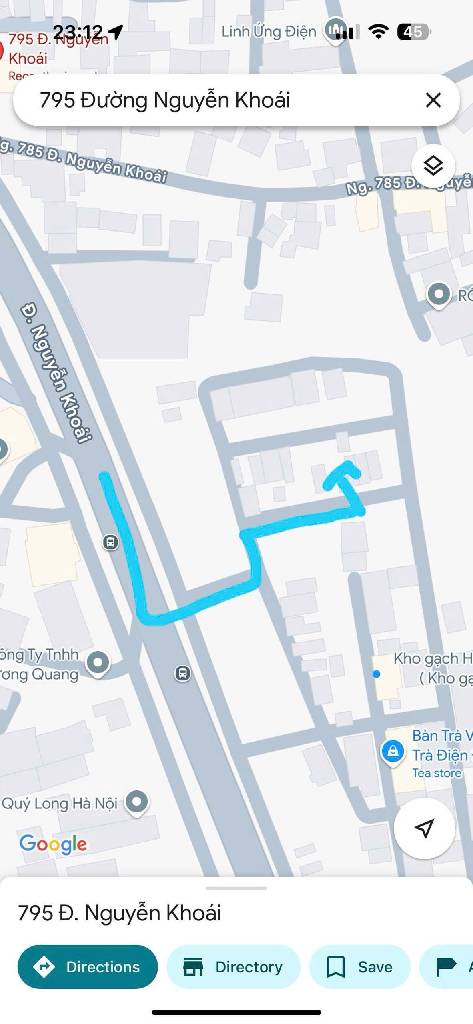 Bán nhà Nguyễn Khoái - diện tích 48.3m2 5 tầng - Ô tô tránh - giá 9,8 tỷ