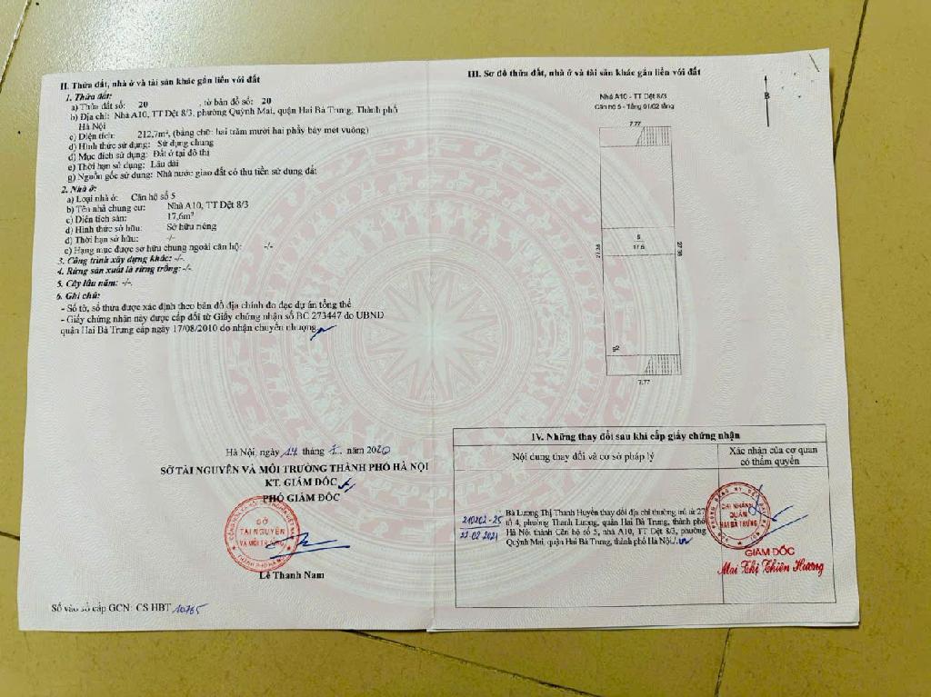 Bán nhà 8/3 - diện tích 60m2 1 tầng - Kinh doanh - giá 3,65 tỷ