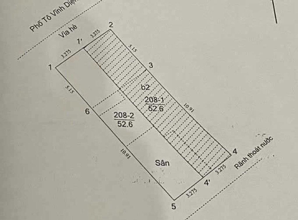 Bán nhà Tô Vĩnh Diện - diện tích 52.6m2 4 tầng - Mặt phố VIP Thanh Xuân - giá 22,5 tỷ