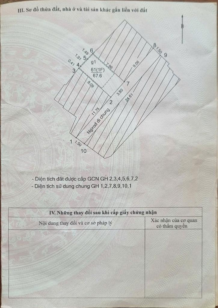 Bán nhà Lĩnh Nam - diện tích 30.6m2 6 tầng - Gần ô tô - giá 7,5 tỷ