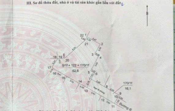 Bán nhà Đình Đông - diện tích 62.6m2 6 tầng - Ô tô đỗ cửa - giá 15,5 tỷ