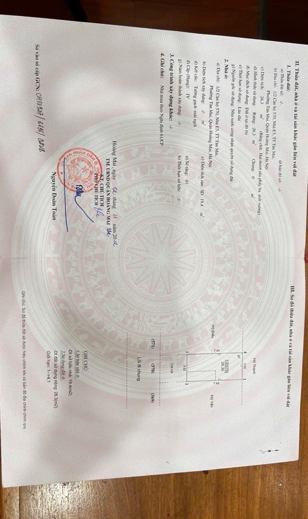 Bán nhà Tân Mai - diện tích 40m2 5 tầng - Ô TÔ ĐỖ CÁCH NHÀ 5M - giá 11,8 tỷ