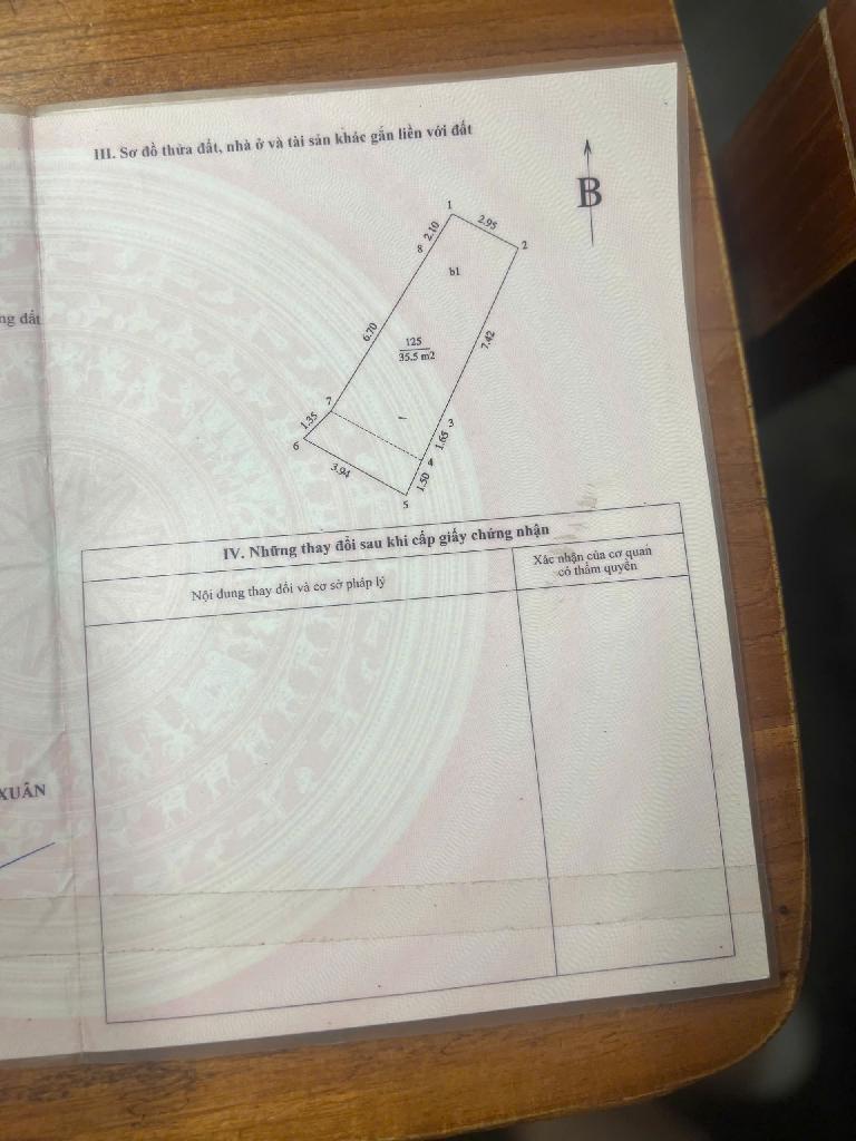 Bán nhà Khương Trung - diện tích 35,5m2 4 tầng - Ngõ ô tô tránh - giá 7,6 tỷ