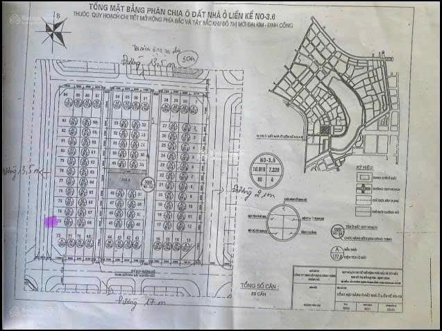 Bán nhà Định Công - diện tích 101.1m2 1 tầng - Dự án KĐT Đại Kim - giá 8,7 tỷ
