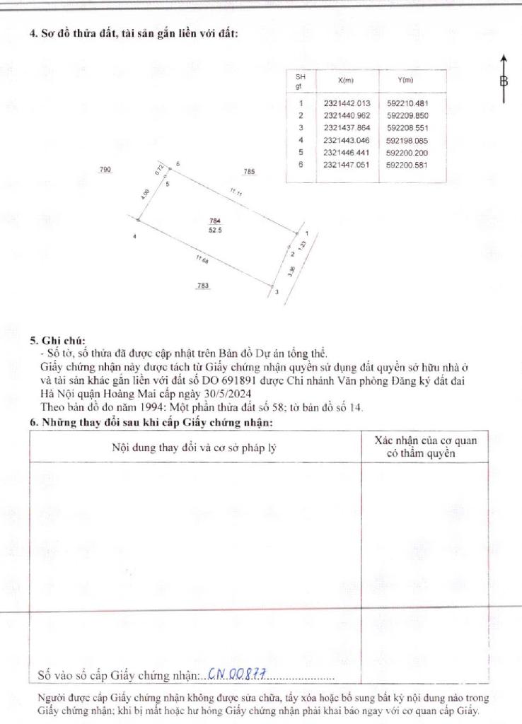Bán nhà Nam Dư - diện tích 52.5m2 6 tầng - thang máy, gara ô tô - giá 14,5 tỷ