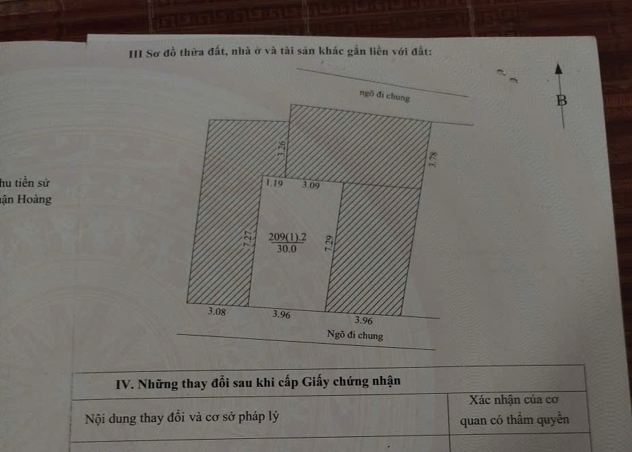 Bán nhà Giáp Nhị - diện tích 30m2 5 tầng - mặt ngõ ba gác đỗ cửa - giá 6,8 tỷ