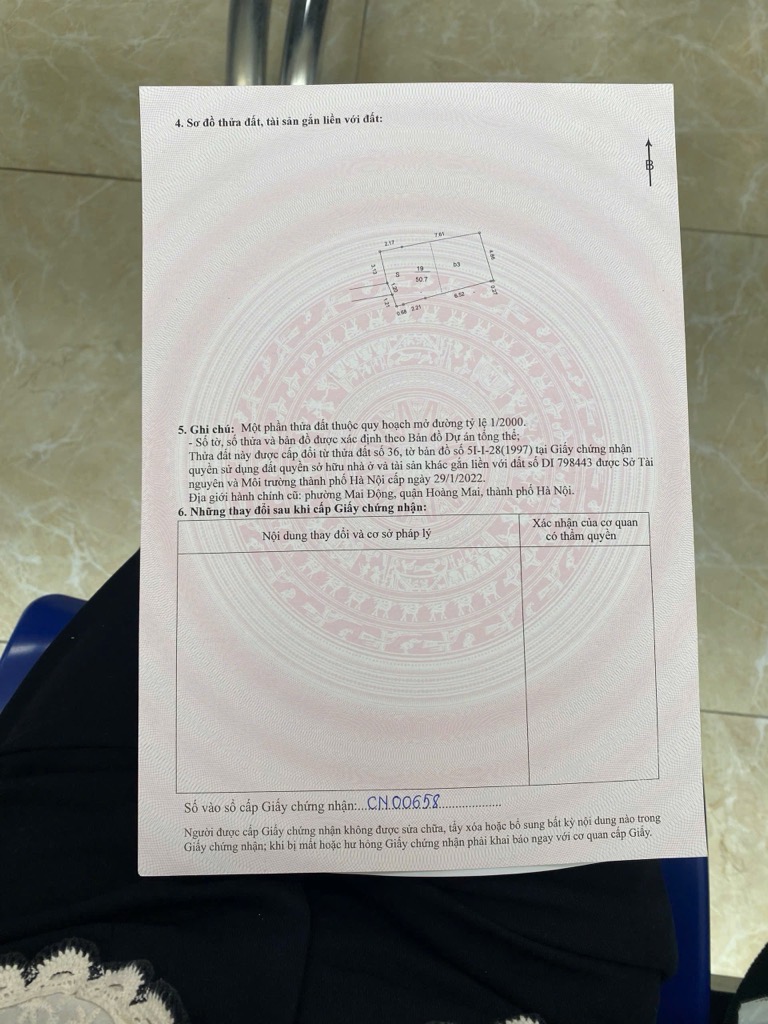 Bán nhà Mình Khai - diện tích 50.7m2 3 tầng - Ngõ thông gần phố, mặt trục - giá 9,1 tỷ