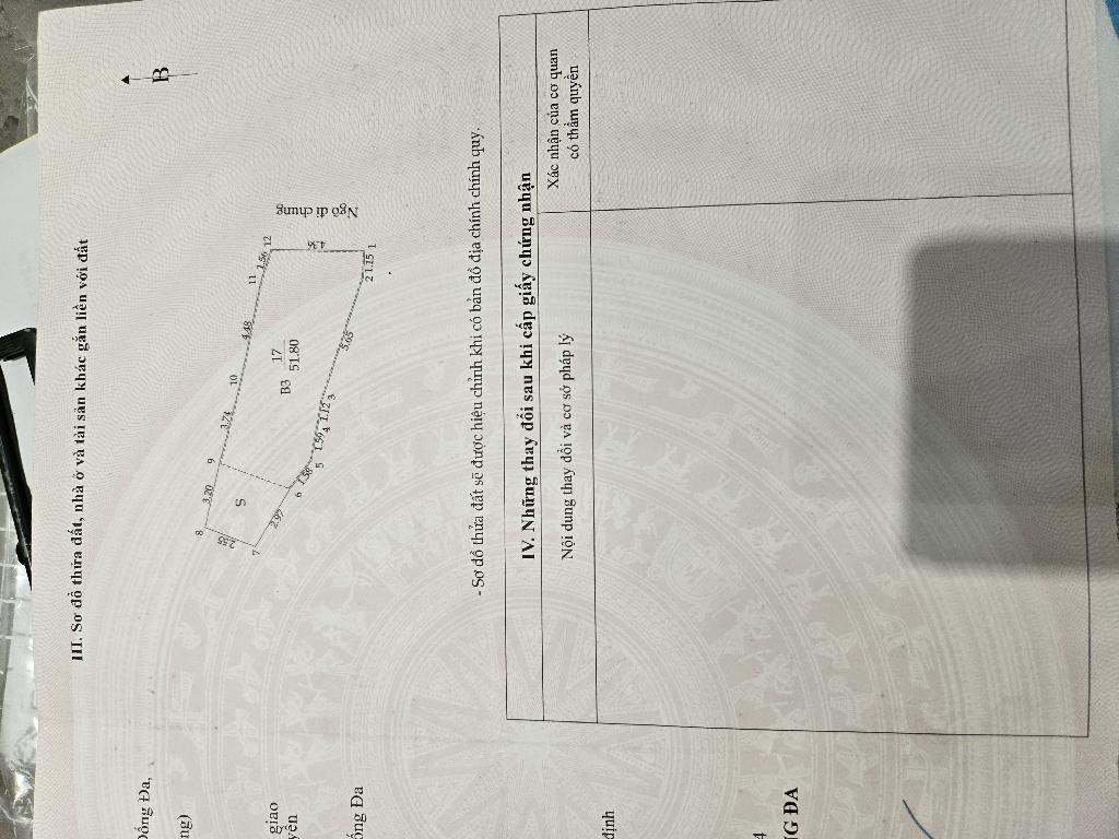 Bán nhà Trung Tả - diện tích 52m2 4 tầng - Nhà đẹp Đống Đa - giá 12,9 tỷ