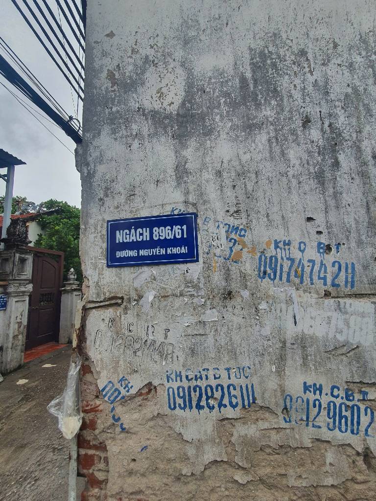 Bán nhà Nguyễn Khoái - diện tích 45m2 5 tầng - Ô tô đỗ gần - giá 8,5 tỷ