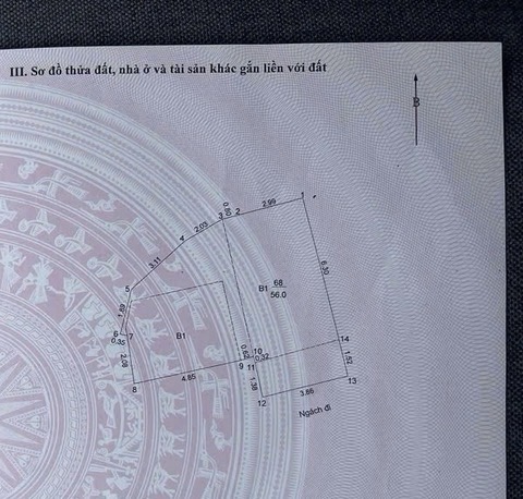 Bán nhà Ngõ Hoàng An A - diện tích 61m2 7 tầng - Thang máy - giá 16,2 tỷ