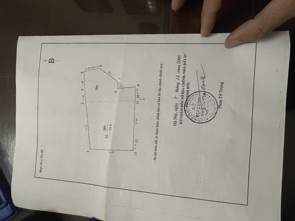 Bán nhà Hoà Bình - diện tích 31,6m2 3 tầng - Ô TÔ SÁT NHÀ - giá 7,4 tỷ