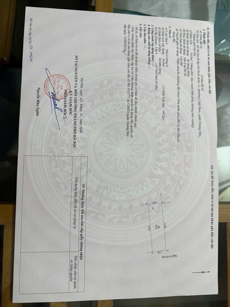 Bán nhà NGUYỄN KHOÁI - diện tích 54m2 1 tầng - Ô TÔ - VỈA HÈ - LÔ GÓC - giá 8,5 tỷ