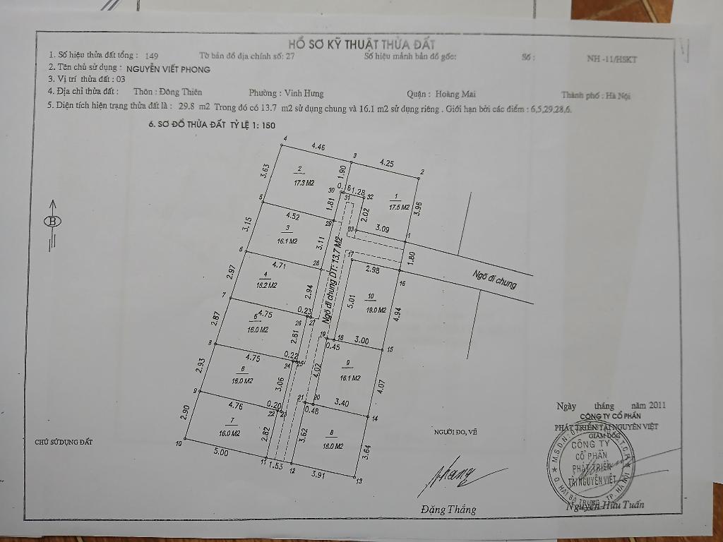Bán nhà Đông Thiên - diện tích 16,2m2 5 tầng - Nhà 5 tầng khung cột chắc chắn - giá 3,2 tỷ