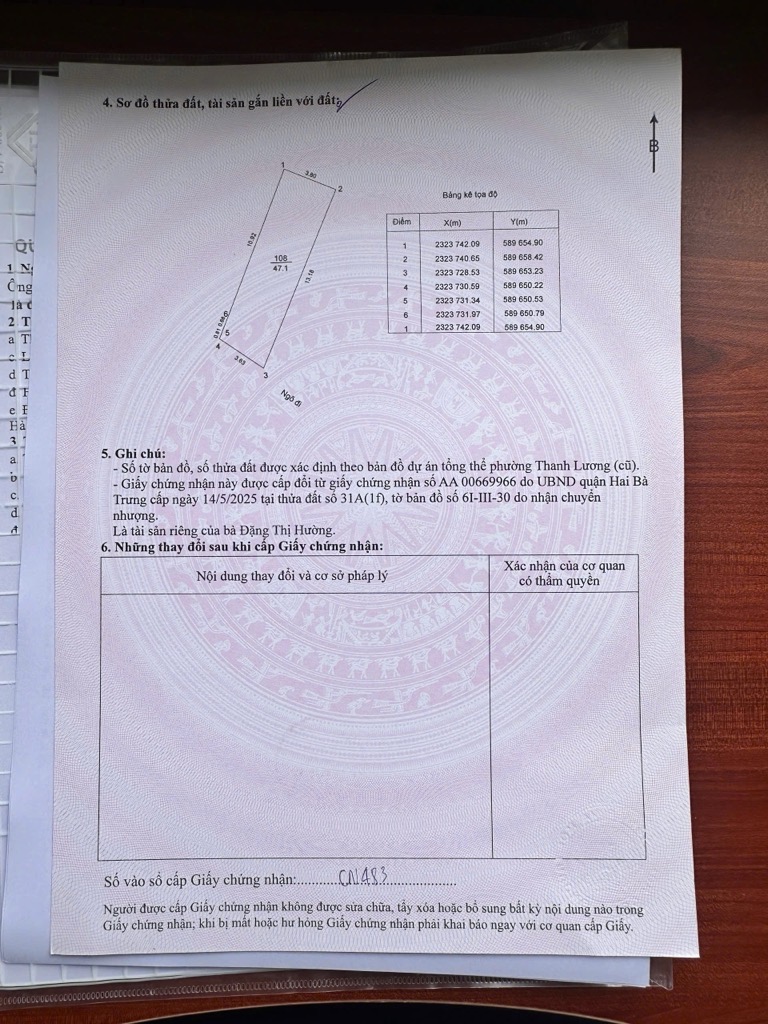 Bán nhà Kim Ngưu - diện tích 47.1m2 4 tầng - vị trí đẹp, ngõ nông và rộng - giá 11,25 tỷ