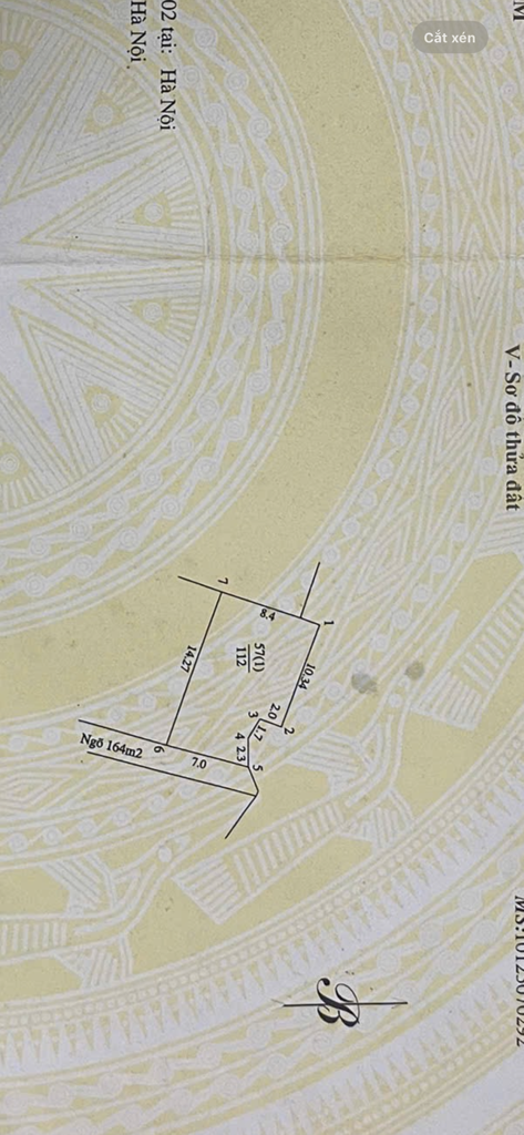 Bán nhà Ngũ Nhạc - diện tích 112m2 1 tầng - mặt ngõ ô tô - giá 10,8 tỷ