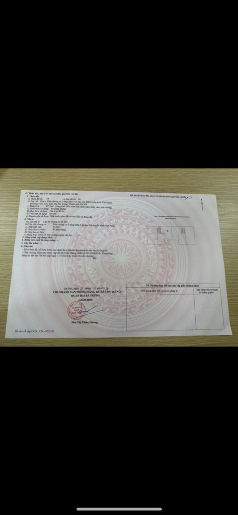 Bán nhà Vĩnh Tuy - diện tích 120m2 2 tầng - Sổ đỏ chính chủ - giá 5,7 tỷ