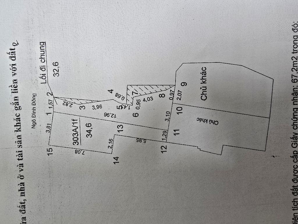 Bán nhà Ngõ Đình Đông - diện tích 34,6m2 3 tầng - Lô góc, kinh doanh - giá 9,5 tỷ