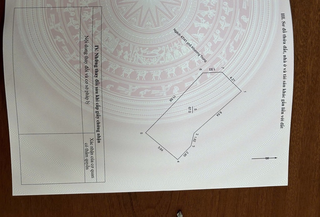 Bán nhà Khương Trung - diện tích 67m2 7 tầng - Thang máy - giá 16 tỷ