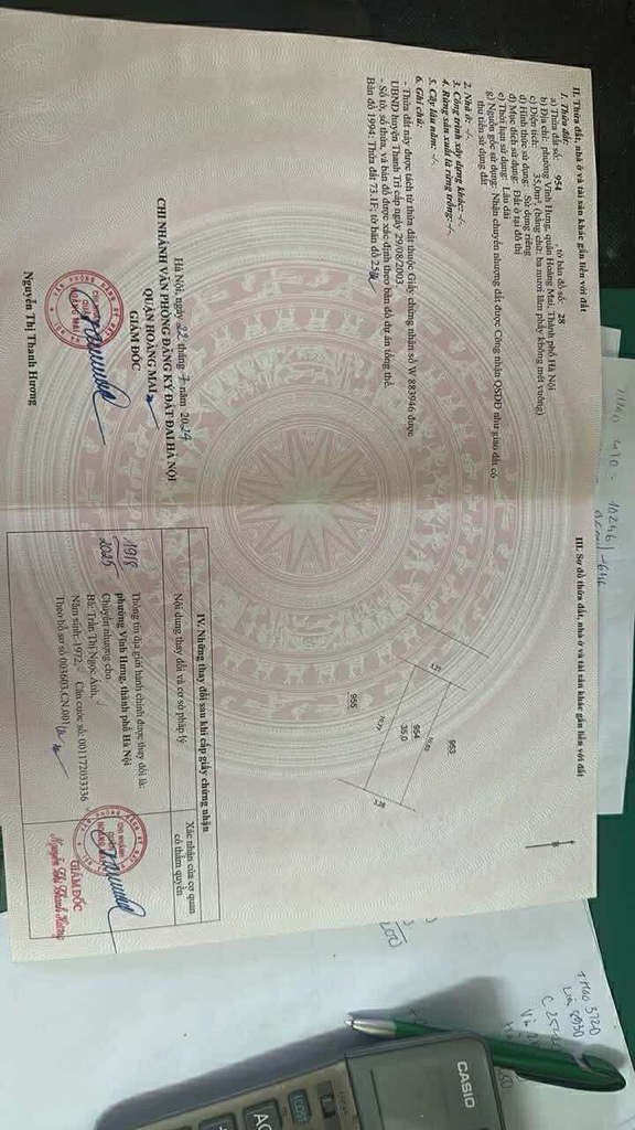 Bán nhà Lĩnh Nam - diện tích 35m2 6 tầng - ô tô vào trong nhà - giá 12,5 tỷ