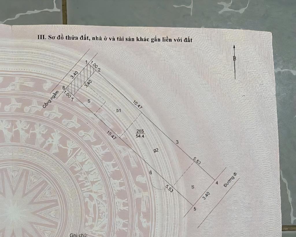 Bán nhà Thái Thịnh - diện tích 55m2 2 tầng - Ngõ rộng thoáng - giá 16 tỷ