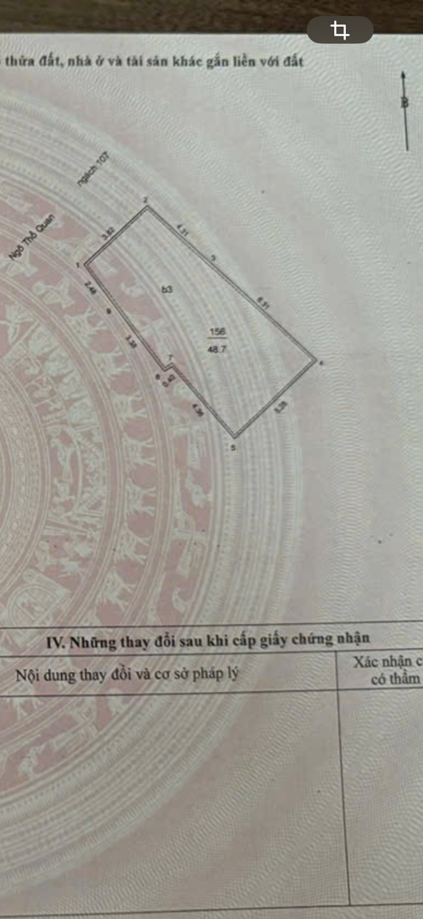 Bán nhà Thổ Quan - diện tích 48.7m2 5 tầng - Nhà mới kính koong, full nội thất đẳng cấp - giá 17,5 tỷ