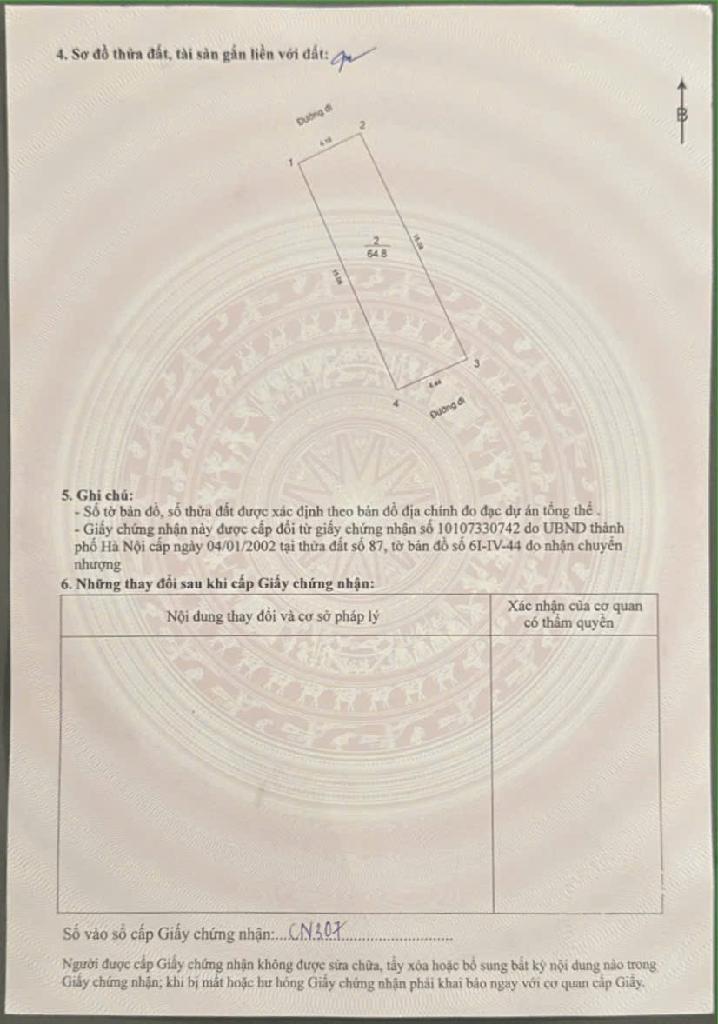 Bán nhà Minh Khai - diện tích 65m2 6 tầng - thang máy - giá 13,8 tỷ