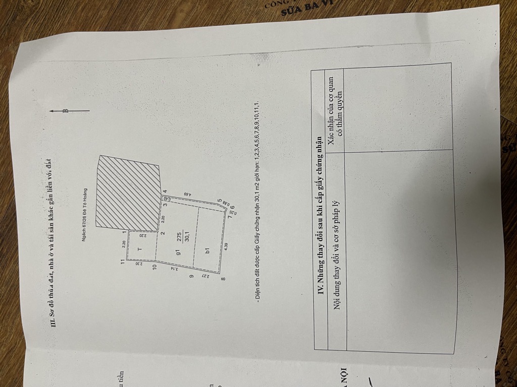 Bán nhà Đê Tô Hoàng - diện tích 30m2 3 tầng - Nhà cũ, cho thuê 10 triệu/tháng - giá 7,7 tỷ