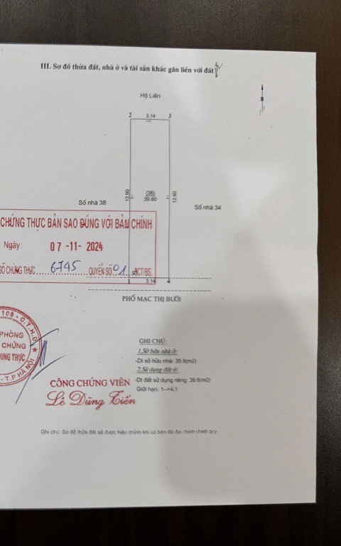 Bán nhà Mạc Thị Bưởi - diện tích 40m2 5 tầng - Mặt phố trung tâm Hai Bà - giá 22 tỷ