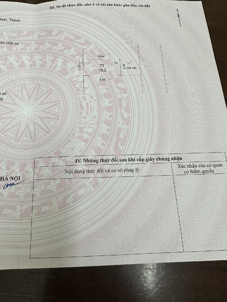 Bán nhà Nguyễn Chính - diện tích 15,2m2 5 tầng - Mặt phố kinh doanh - giá 7 tỷ