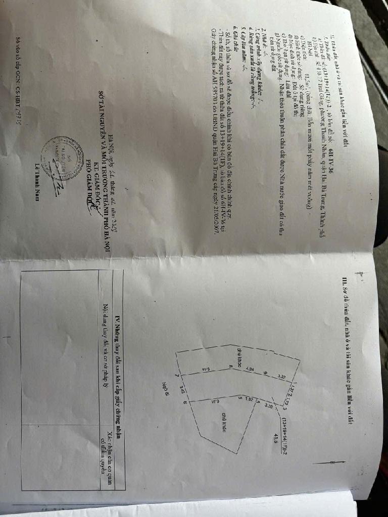 Bán nhà Trại Găng - diện tích 86.6m2 1 tầng - Ngõ ô tô - giá 21,5 tỷ