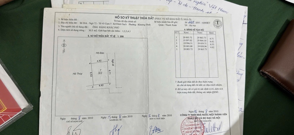 Bán nhà Vũ Tông Phan - diện tích 30.5m2 2 tầng - Lô góc - giá 3 tỷ