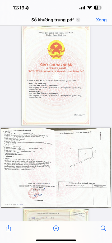 Bán nhà Khương Trung - diện tích 55m2 5 tầng - 9 phòng khép kín cho thuê - giá 11,9 tỷ