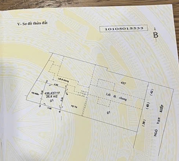 Bán nhà Vạn Kiếp - diện tích 26,4m2 2 tầng - Cực phẩm Hoàn Kiếm - giá 9,4 tỷ