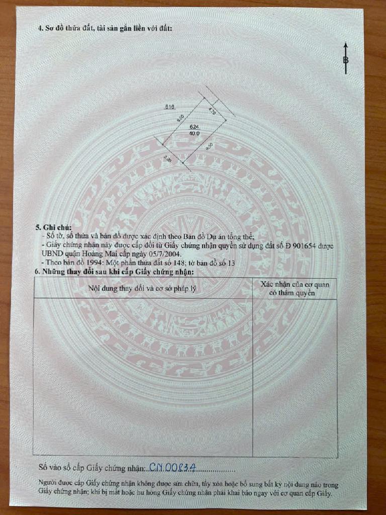 Bán nhà Nguyễn Khoái - diện tích 40m2 6 tầng - Thang máy - giá 10,8 tỷ