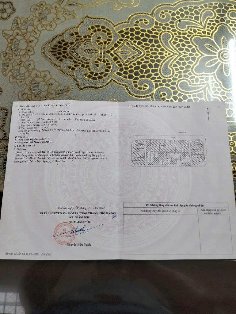 Bán nhà Tam Trinh - diện tích 57.7m2 1 tầng - ô tô tránh - giá 16 tỷ