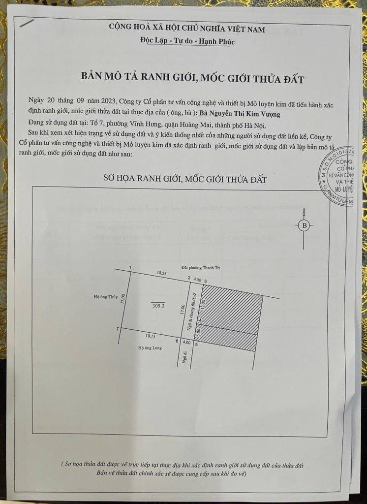 Bán nhà Vĩnh Hưng - diện tích 690m2 1 tầng - Ô TÔ TẢI VÀO TẬN TRONG - giá 21 tỷ