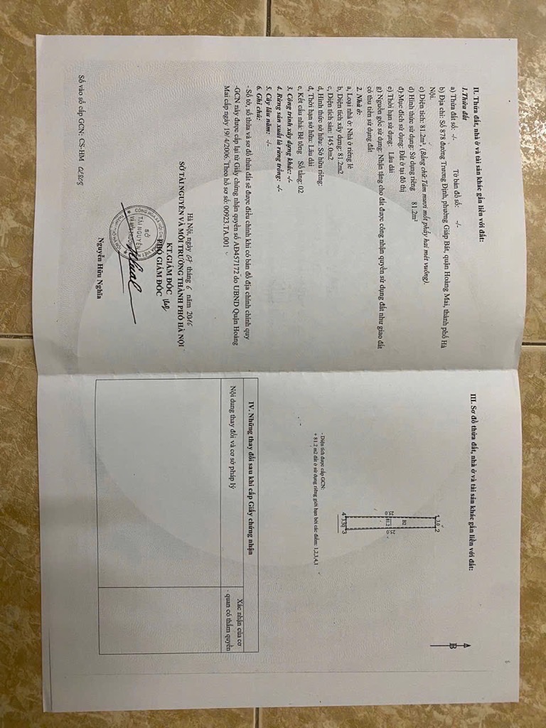 Bán nhà Trương Định - diện tích 81.2m2 3 tầng - Mặt phố kinh doanh đỉnh - giá 20,3 tỷ