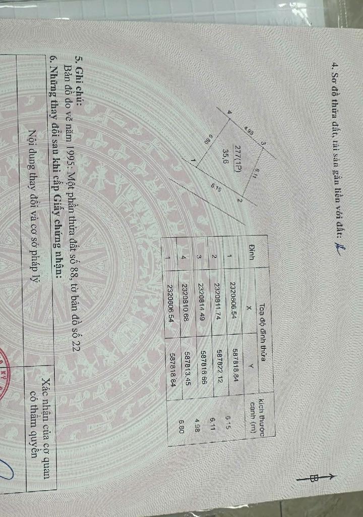 Bán nhà Trương Định - diện tích 35.6m2 1 tầng - Ô tô qua nhà - giá 11,5 tỷ