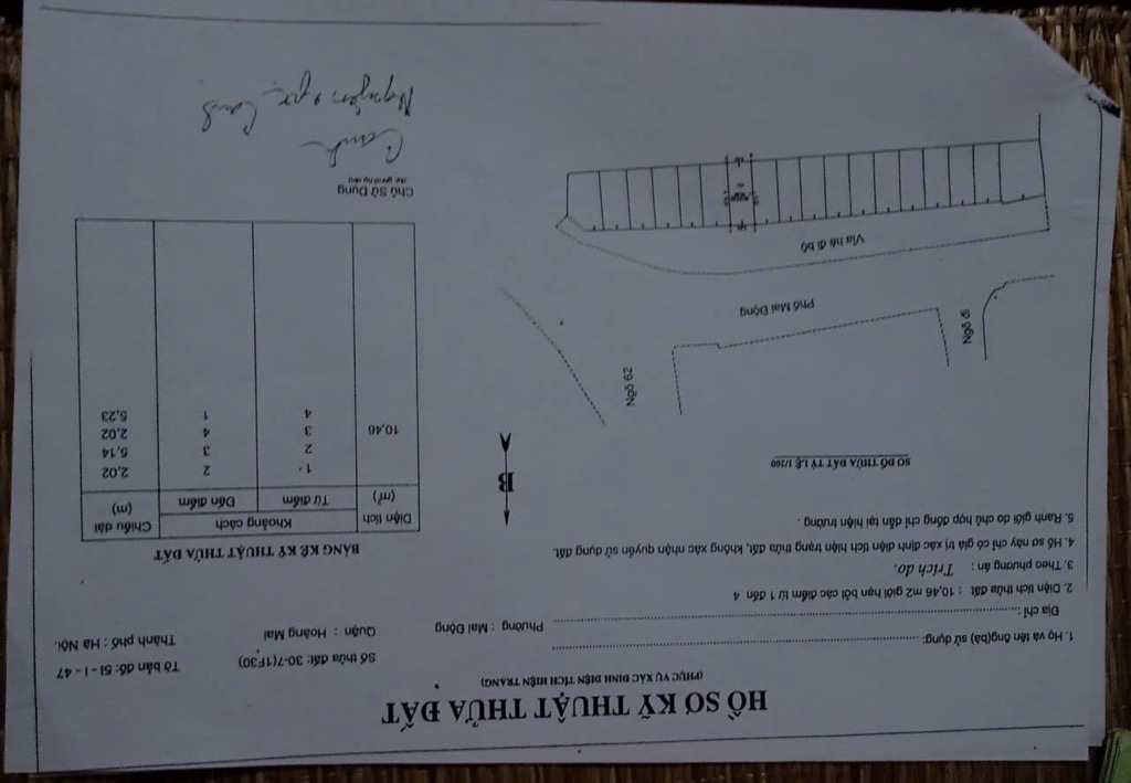 Bán nhà Mai Động - diện tích 11m2 2 tầng - Mặt phố kinh doanh sầm uất - giá 1,6 tỷ